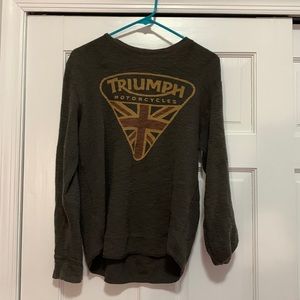 XL Triumph x Lucky Brand waffle knit long sleeve
